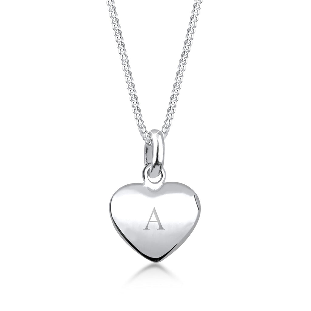 Silver Heart Engravable 925 Sterling Silver