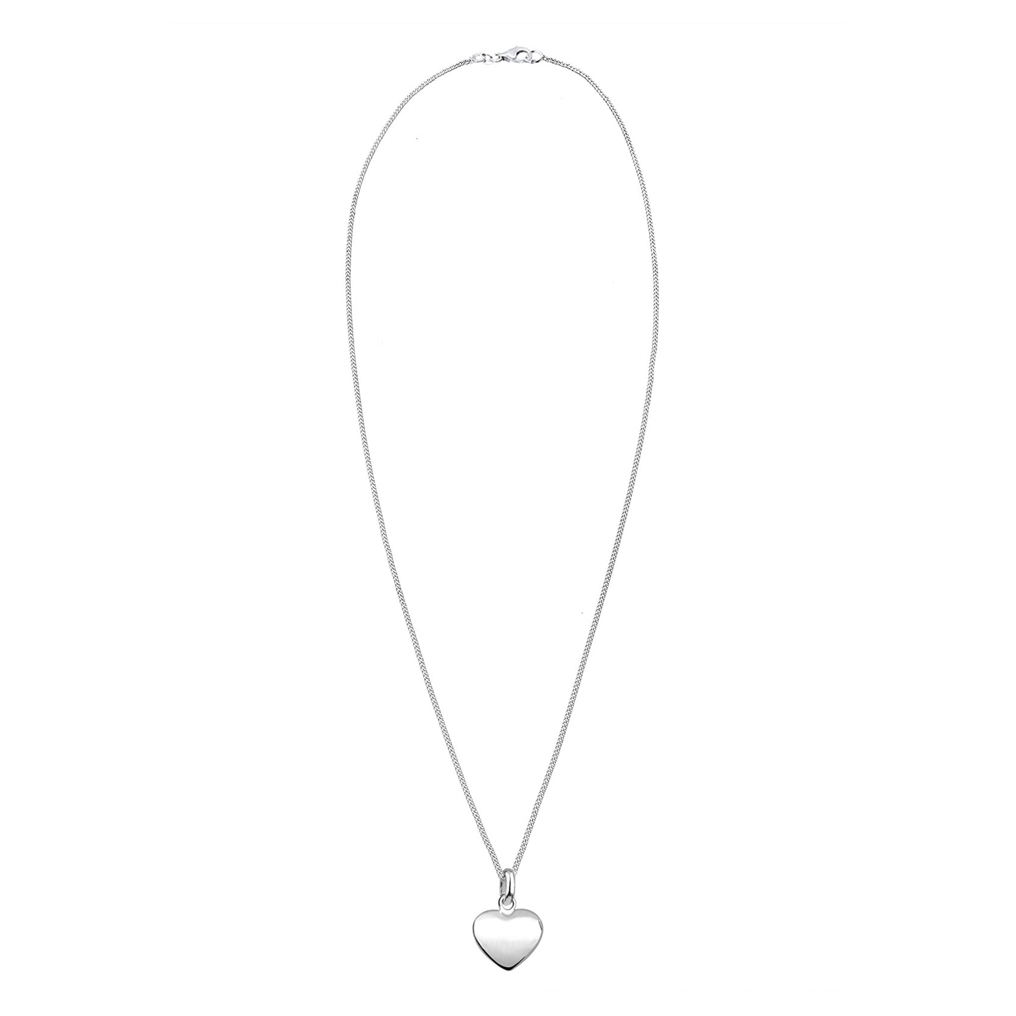 Silver Heart Engravable 925 Sterling Silver
