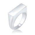 Silver Shank Band Engravable 925 Sterling Silver