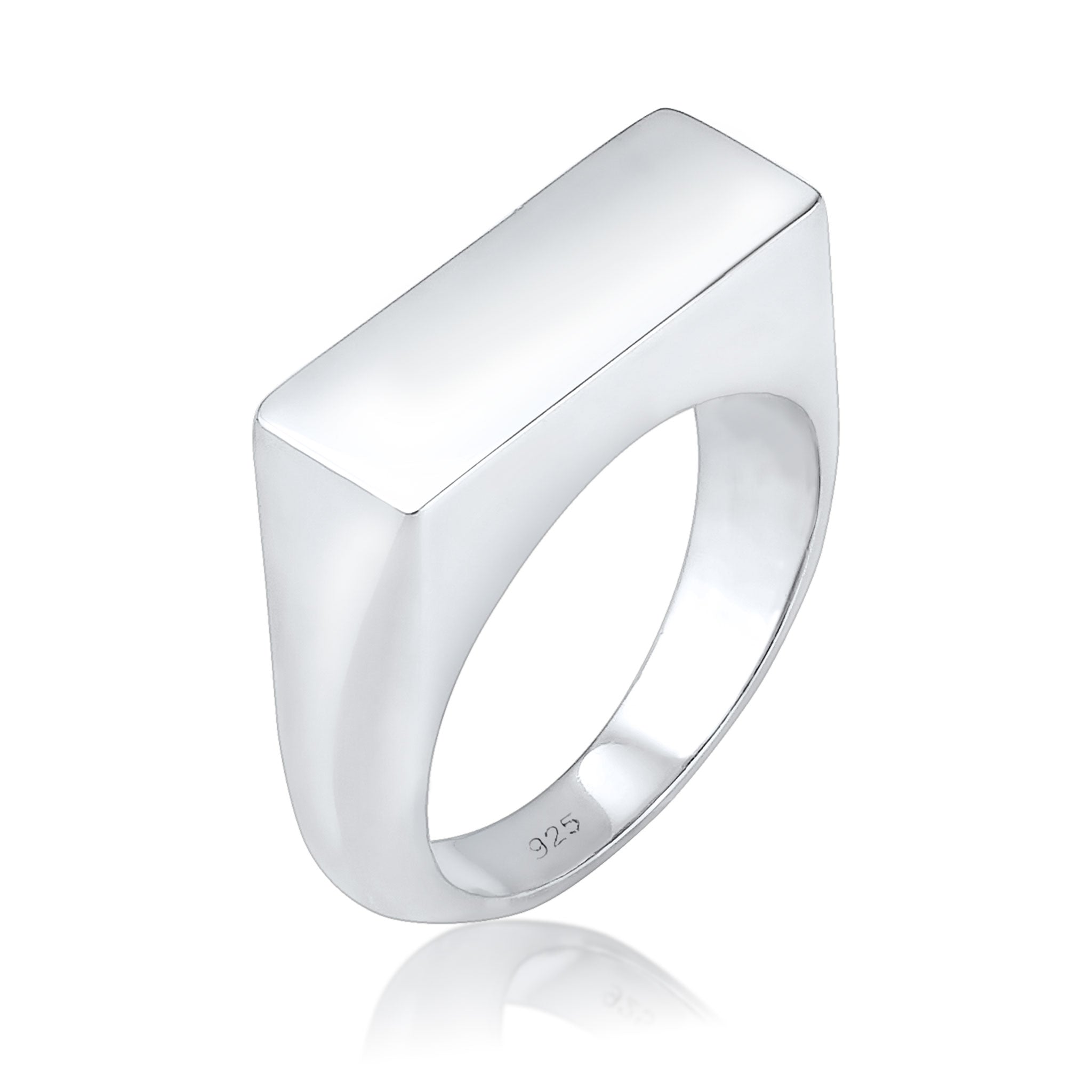 Silver Shank Band Engravable 925 Sterling Silver