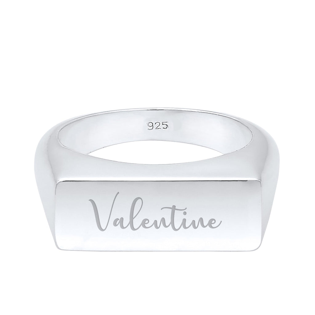 Silver Shank Band Engravable 925 Sterling Silver