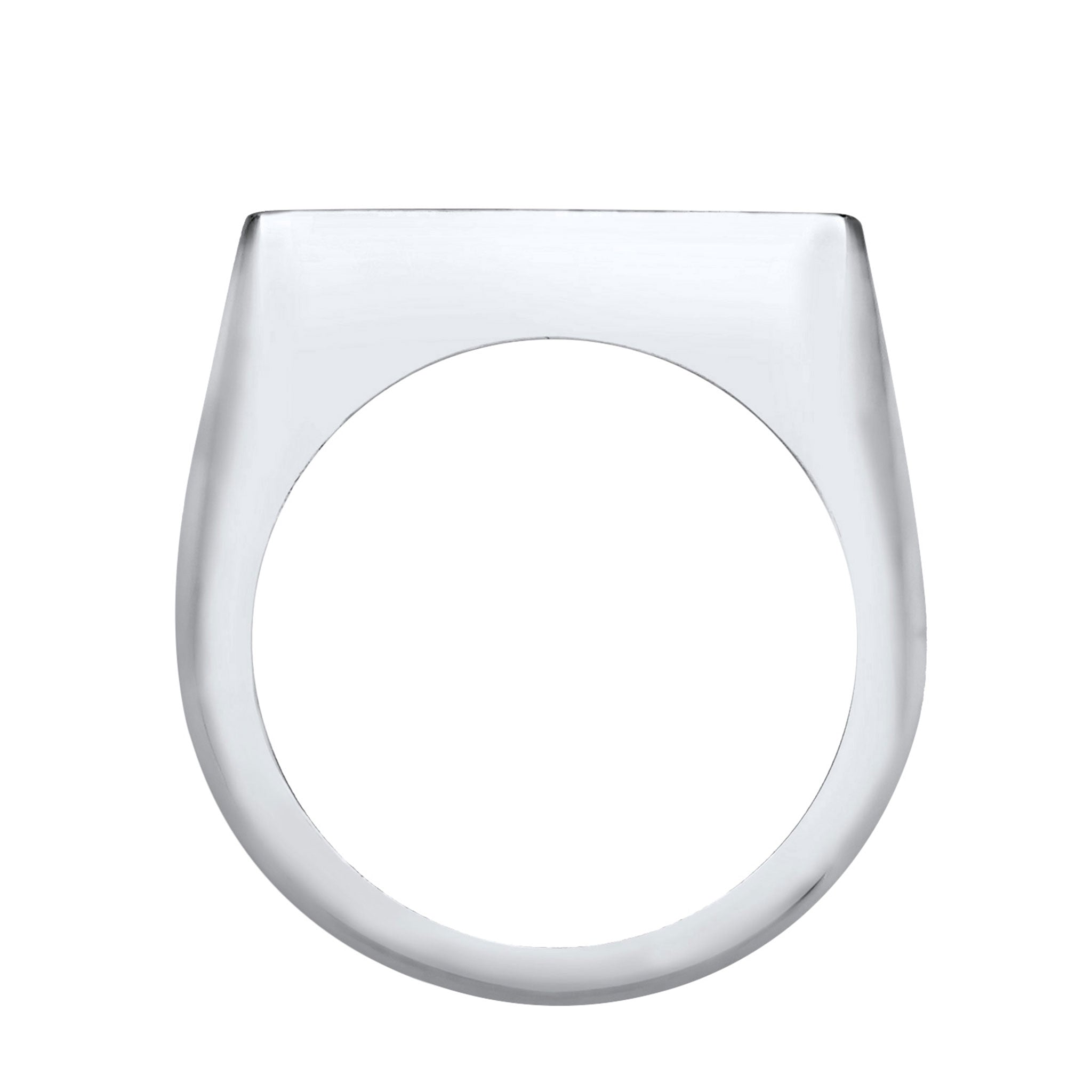 Silver Shank Band Engravable 925 Sterling Silver
