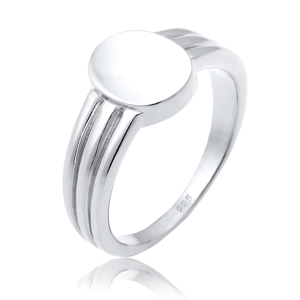 Silver Round Basic Engravable 925 Sterling Silver