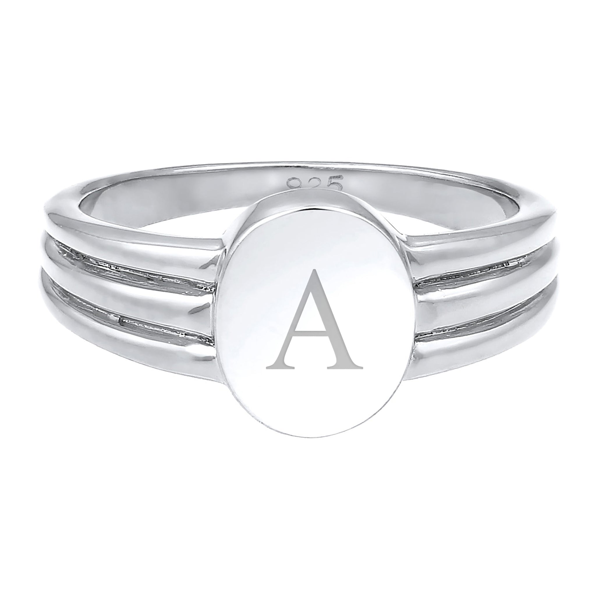 Silver Round Basic Engravable 925 Sterling Silver
