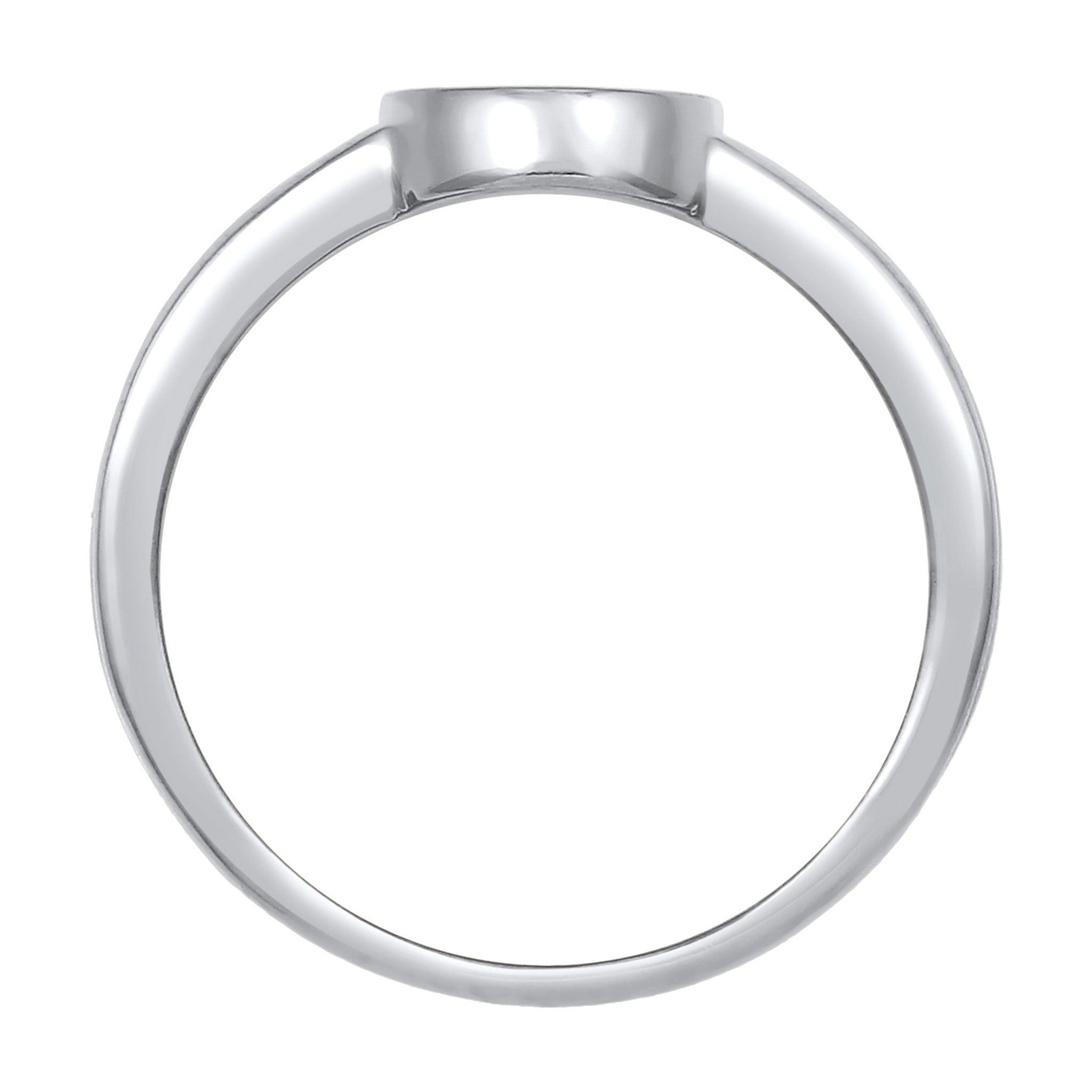 Silver Round Basic Engravable 925 Sterling Silver