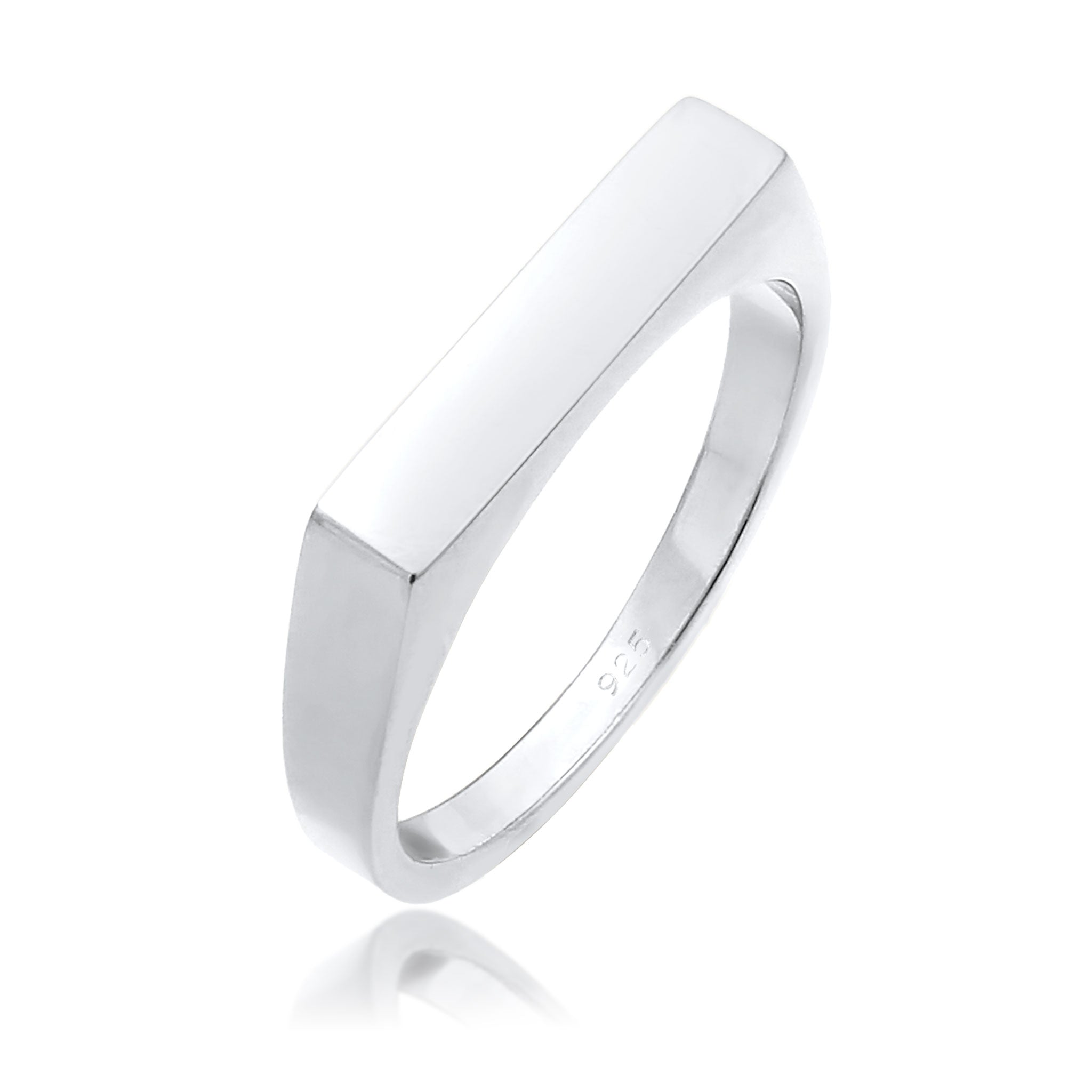 Silver Shank Engravable Minimalis 925 Sterling Silver