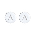 Earrings Engravable Basic Stud 925 Sterling Silver