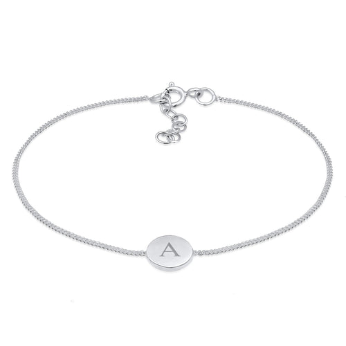 Silver Basic Minimalis Round Engravable 925 Sterling Silver