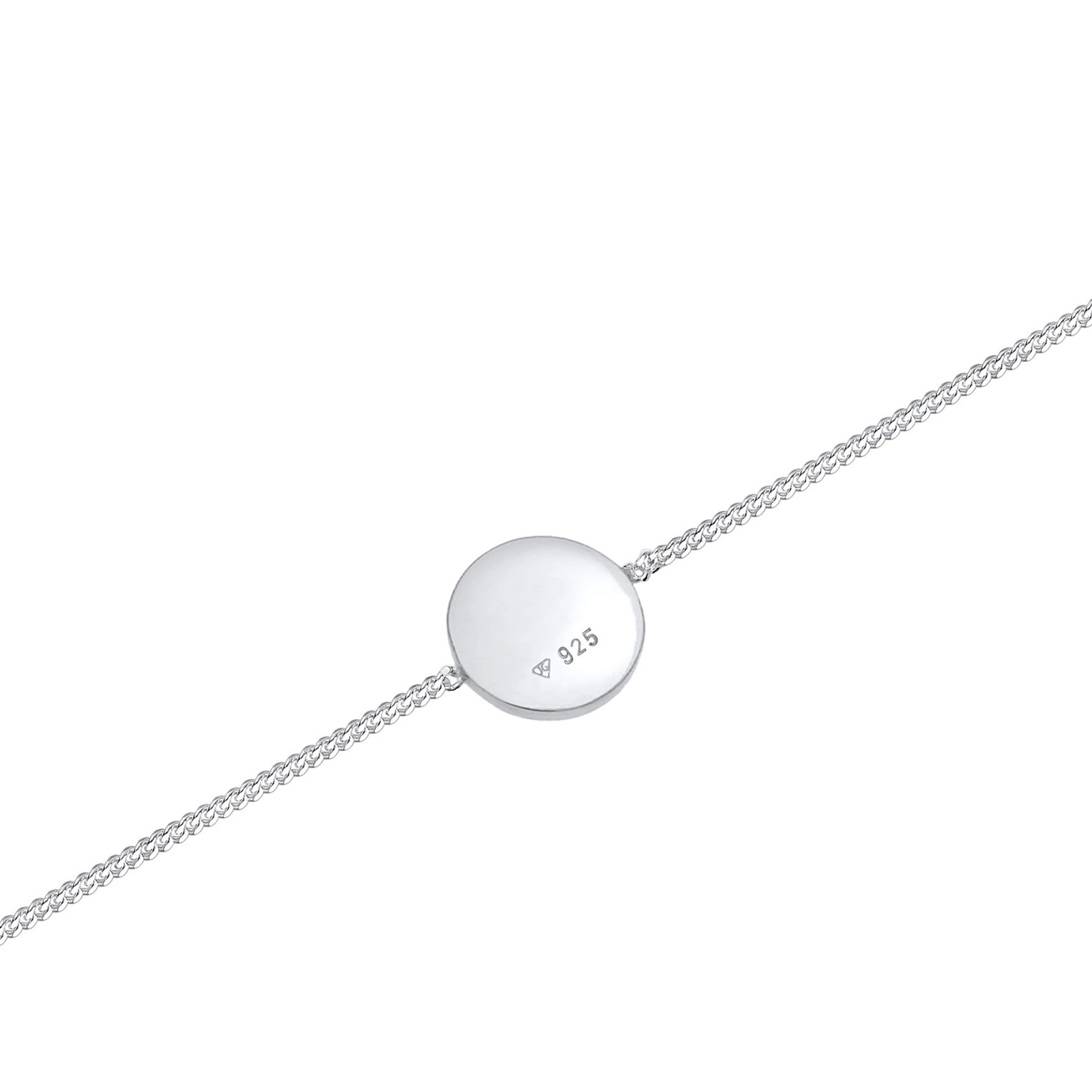 Silver Basic Minimalis Round Engravable 925 Sterling Silver