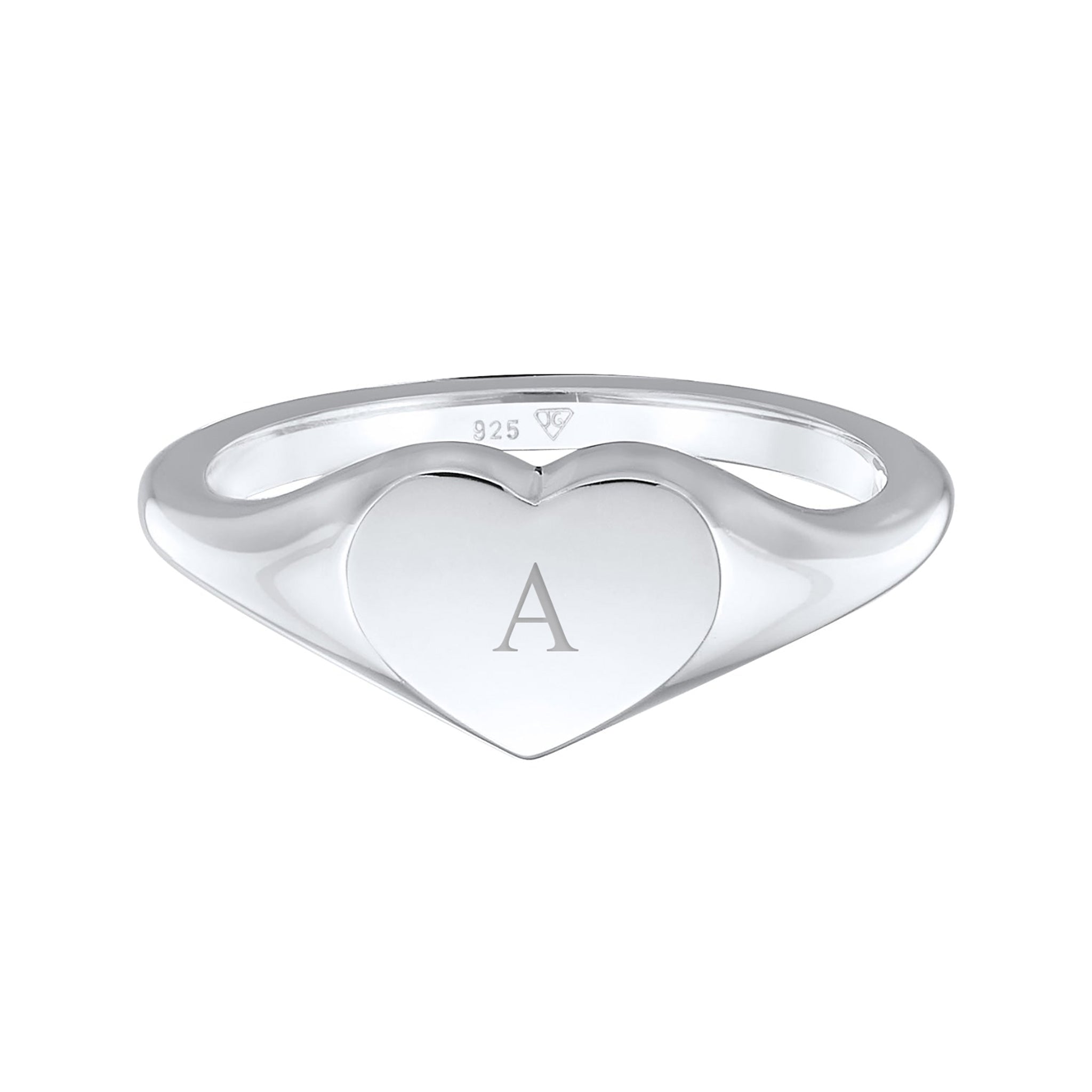 Silver Heart Engravable 925 Sterling Silver