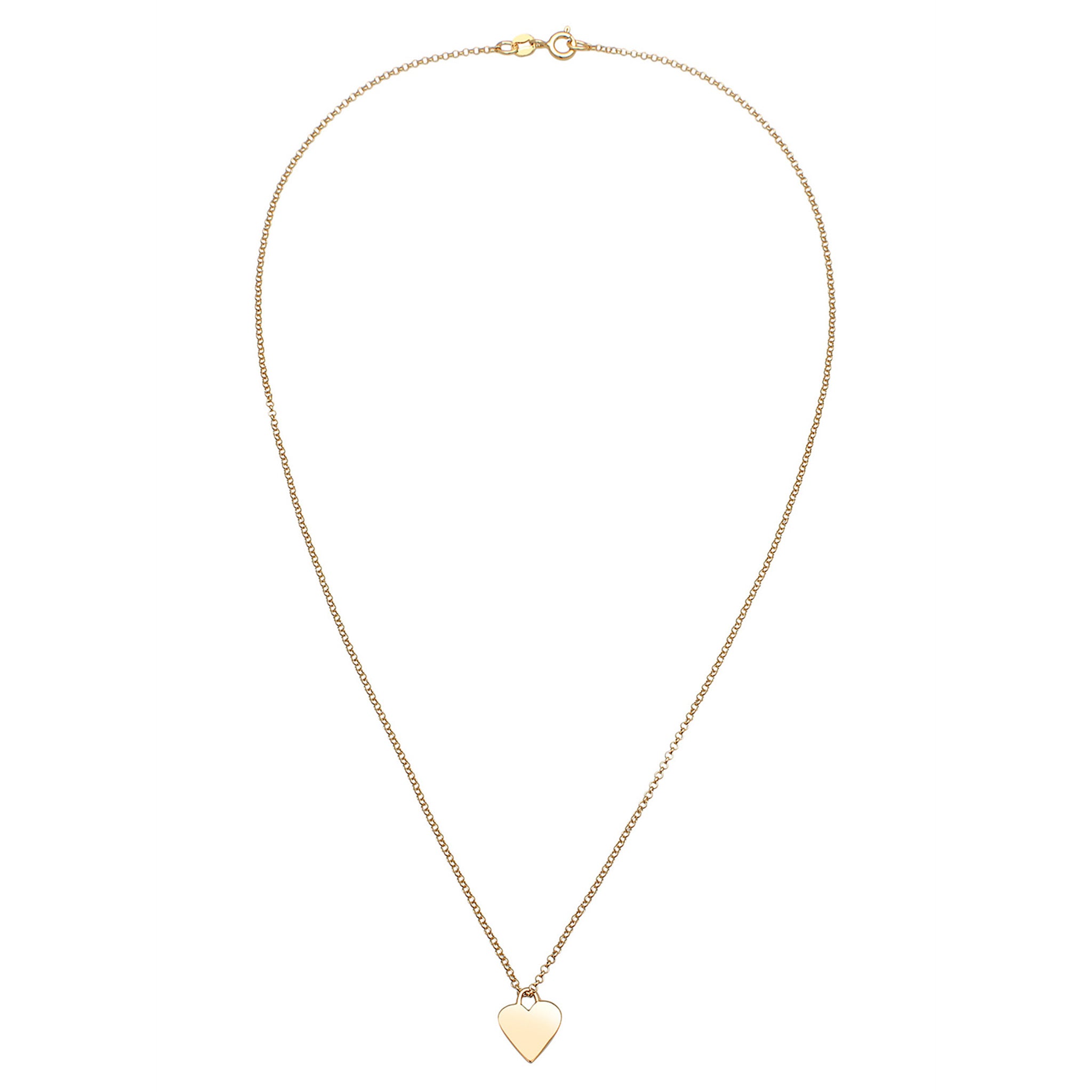 Gold Heart Plate Engravable 925 Sterling Silver Gold Plated