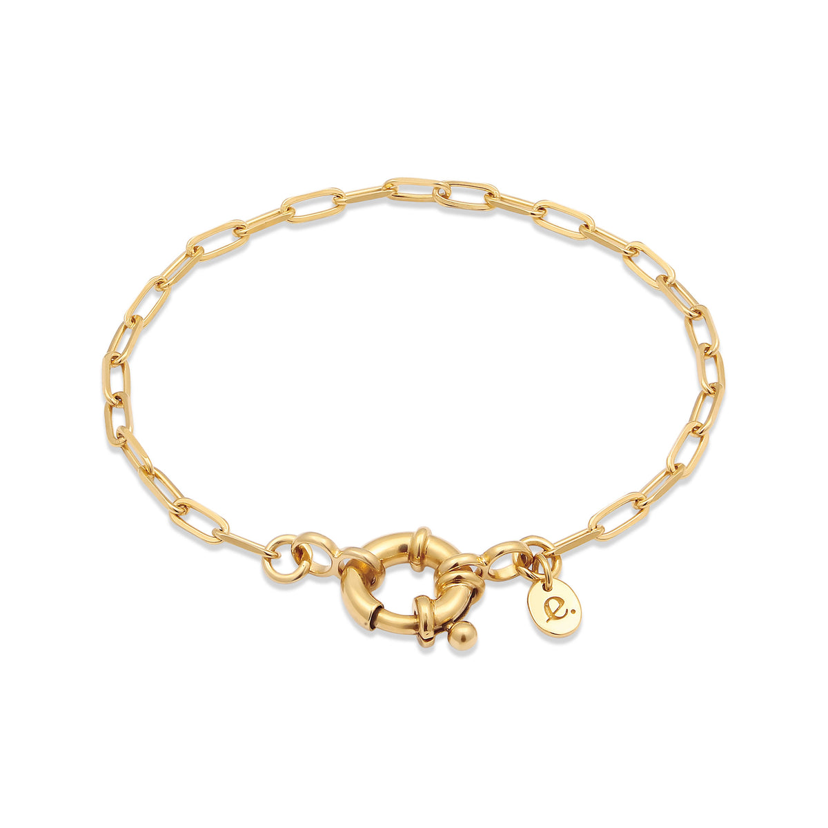 Gold - Elli PREMIUM | Bracelet Link Chain 925 Sterling Silver Gold Plated