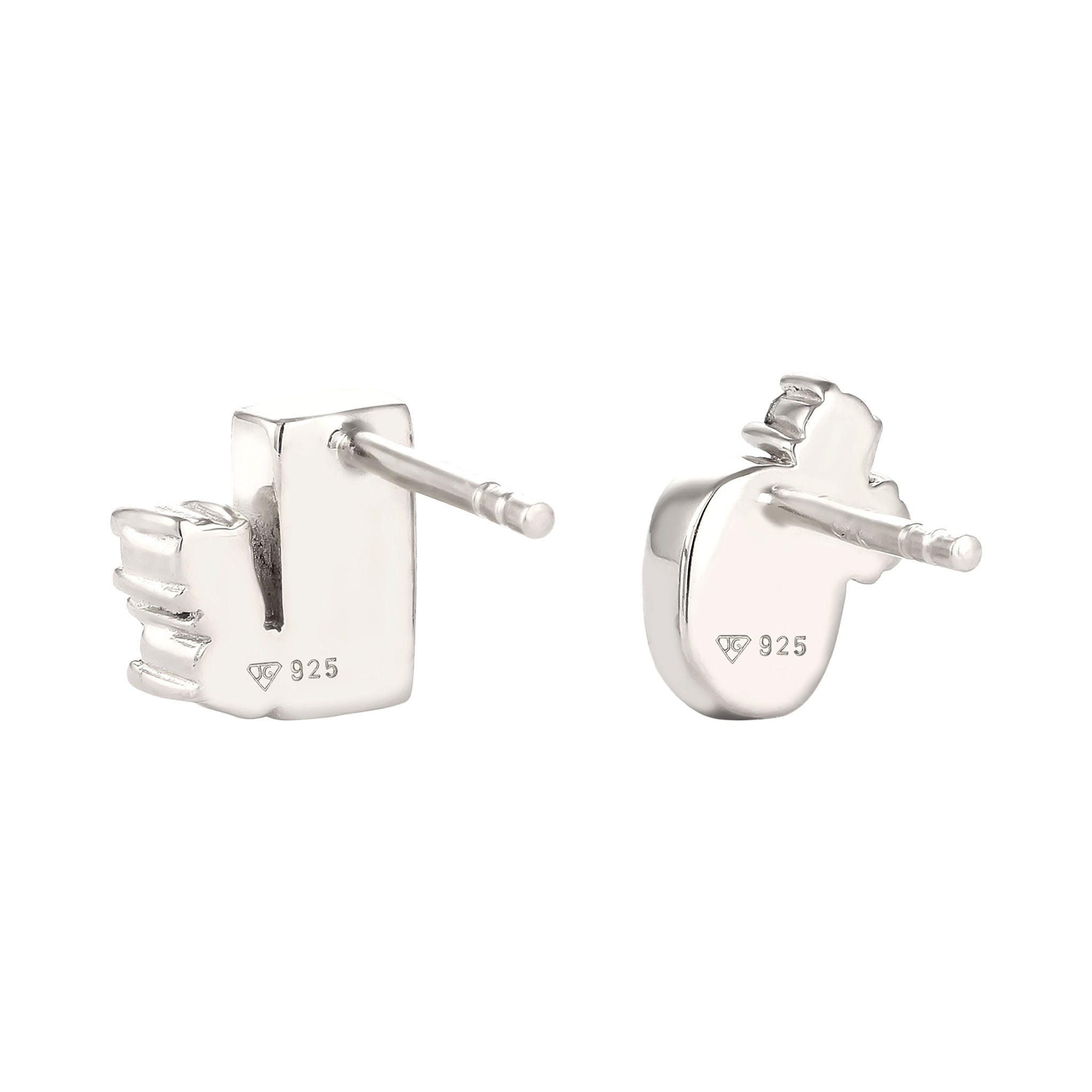 Silver Anting Perhiasan Perak 925 Wanita Stud Pink Blue Crystals