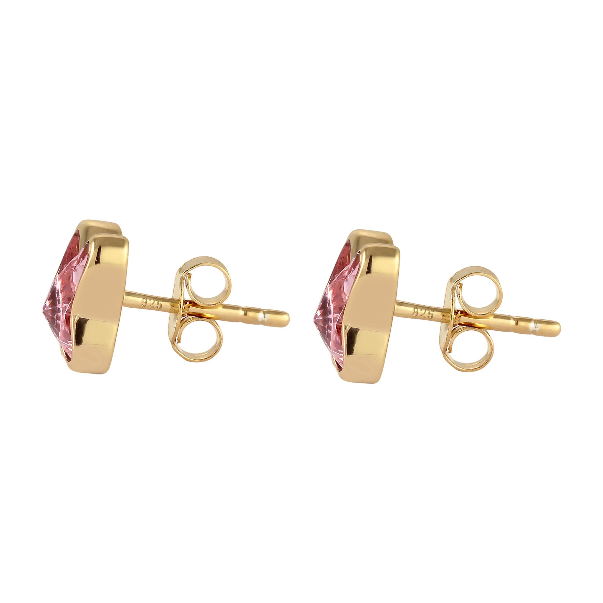 Gold Anting Perhiasan Perak 925 Wanita Butterfly Crystals Gold Plated