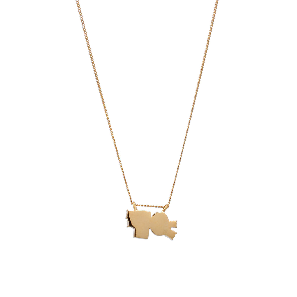 Gold Kalung Perhiasan Perak 925 Wanita Crystals Gold Plated