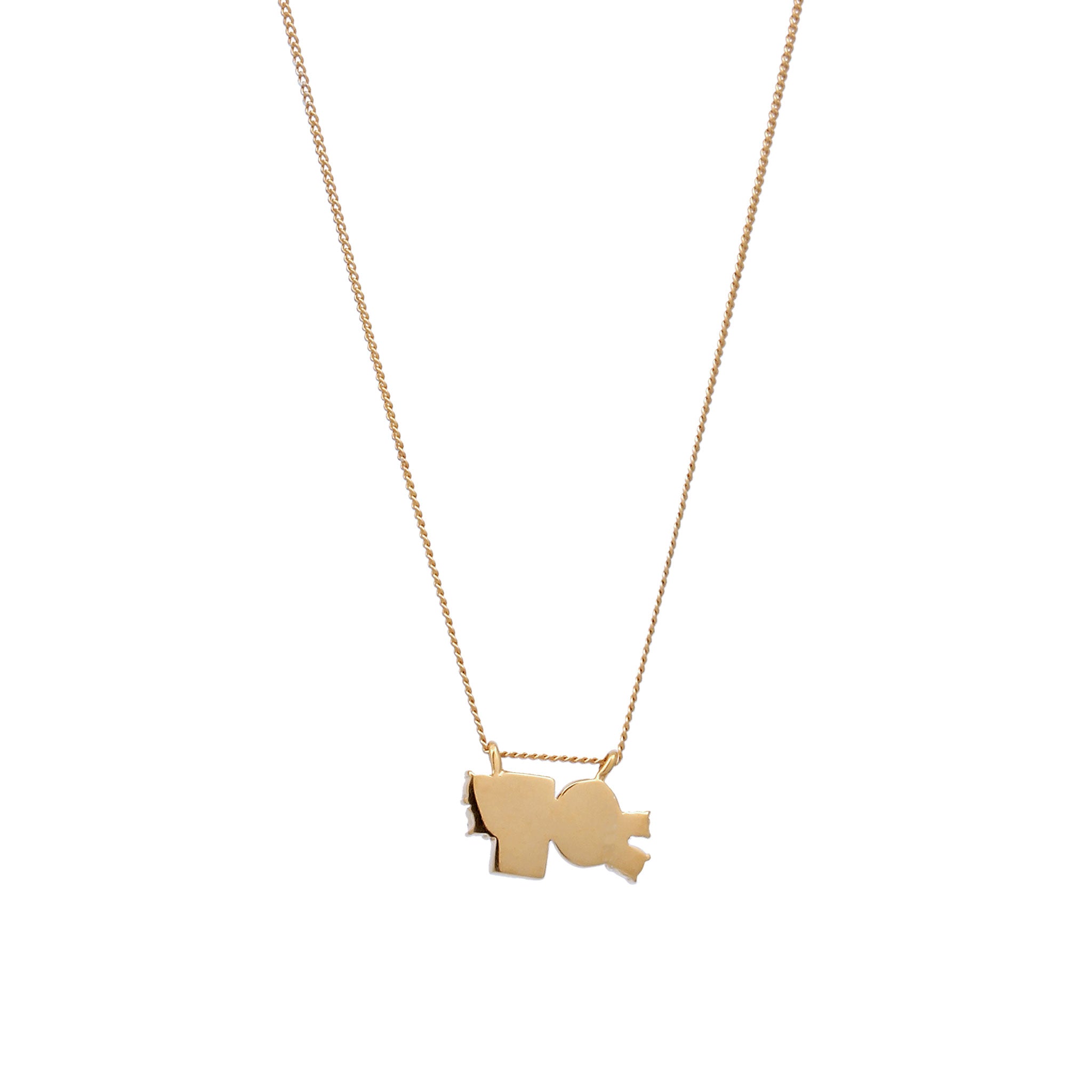 Gold Kalung Perhiasan Perak 925 Wanita Crystals Gold Plated