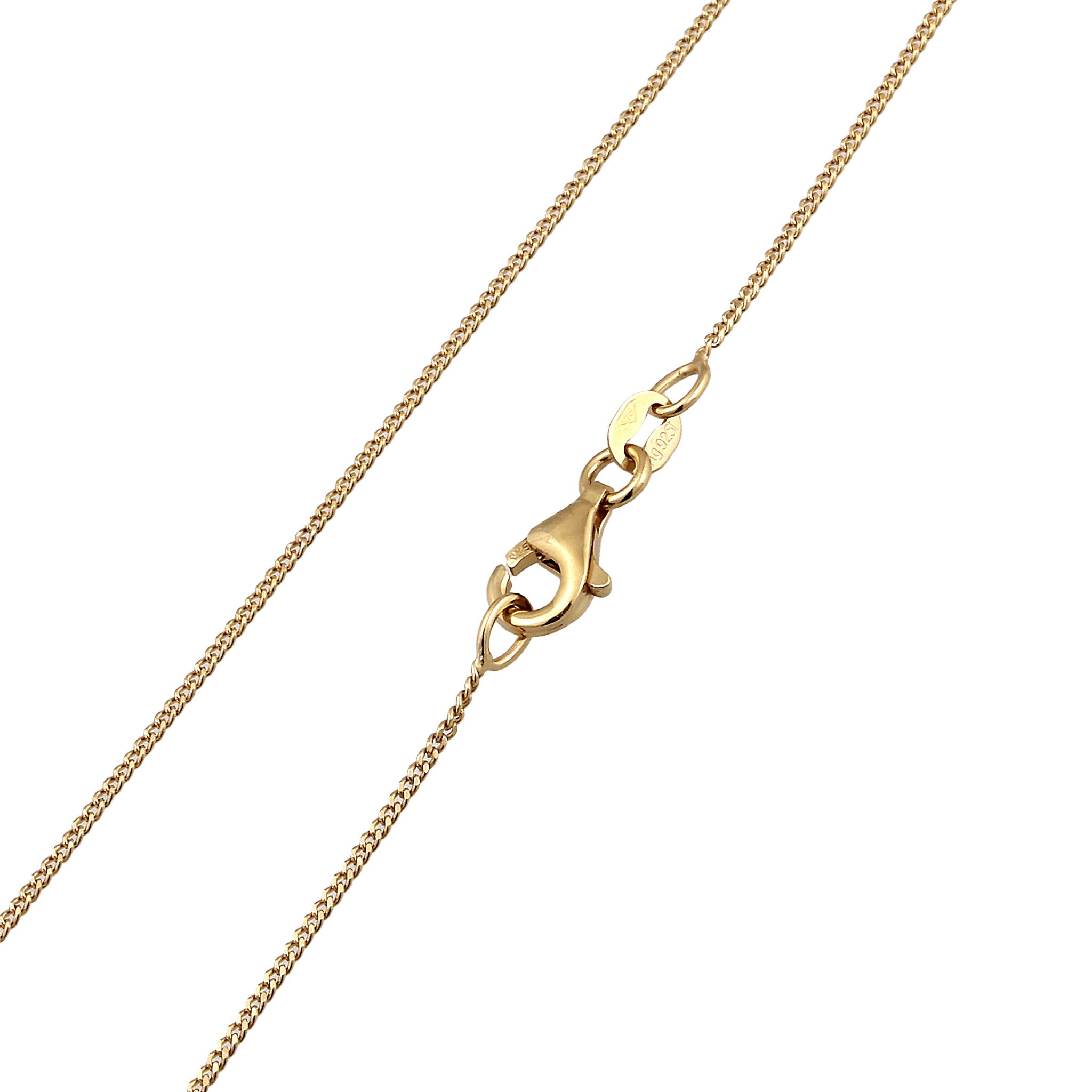Gold Kalung Perhiasan Perak 925 Wanita Crystals Gold Plated