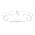 Silver Kalung Perhiasan Perak 925 Wanita Link Choker Set