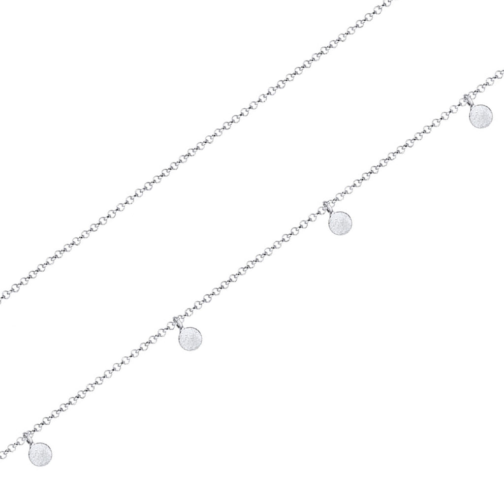 Silver Kalung Perhiasan Perak 925 Wanita Link Choker Set