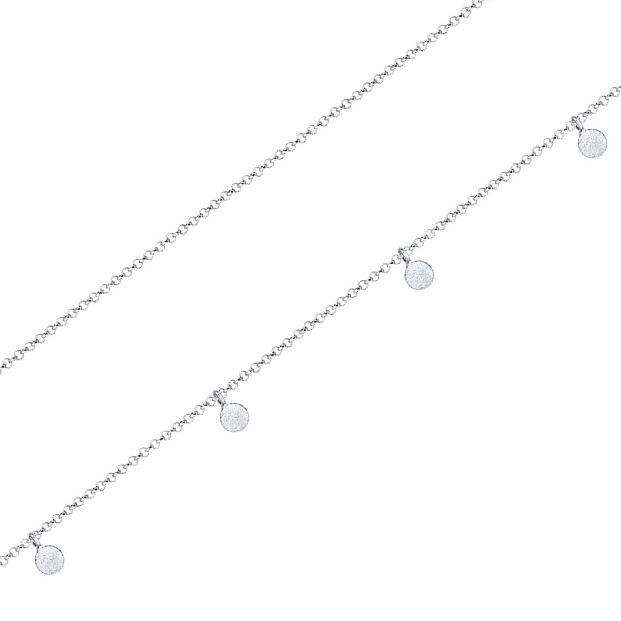 Silver Kalung Perhiasan Perak 925 Wanita Link Choker Set