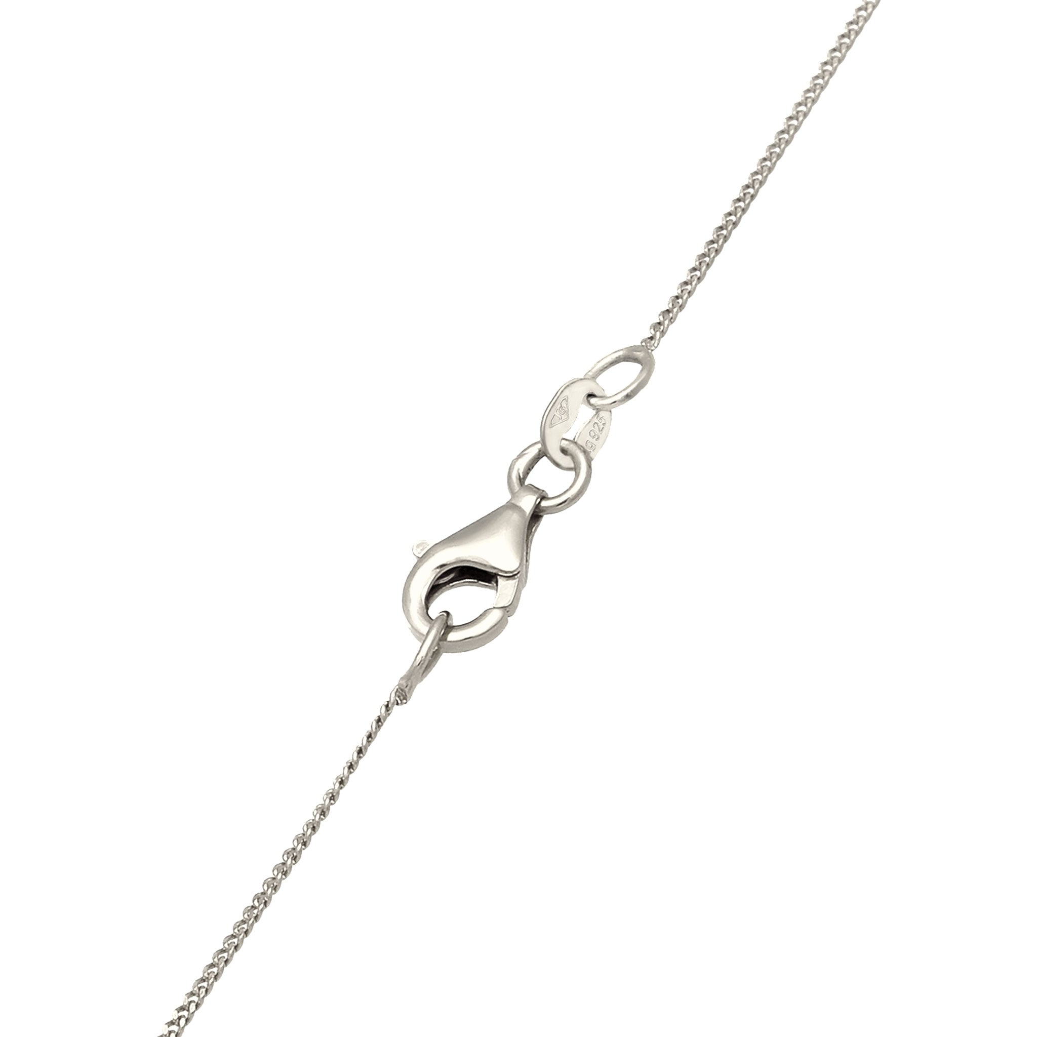 Silver Kalung Perhiasan Perak 925 Wanita Flower Synthetic Pearl Gold Plated