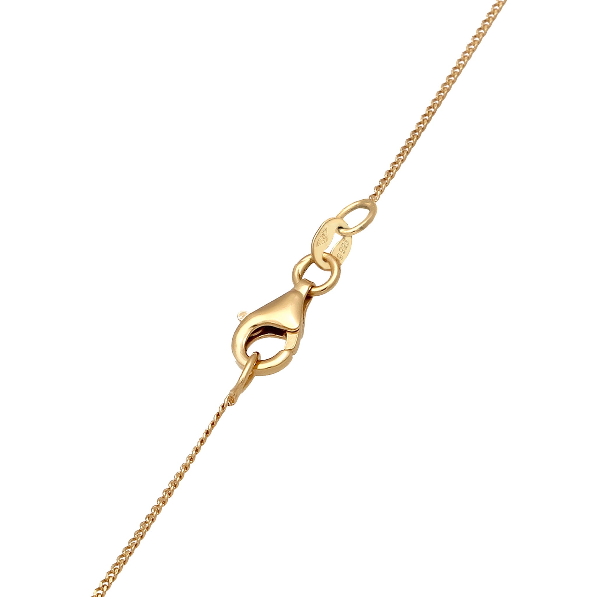 Gold Kalung Perhiasan Perak 925 Wanita Flower Synthetic Pearl Gold Plated