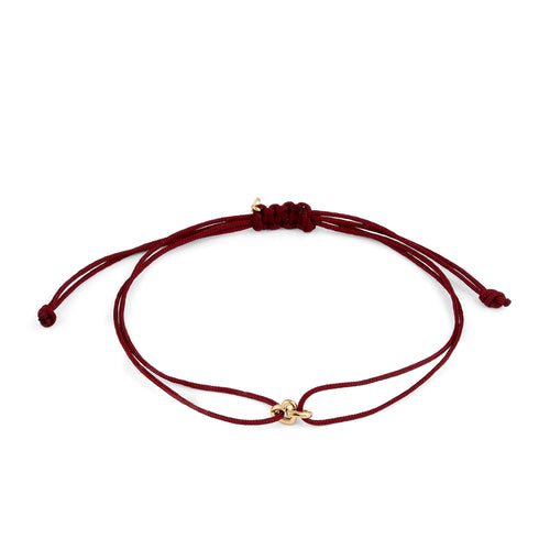 Gold Gelang Perhiasan Perak 925 Wanita Heart Nylon Gold Plated