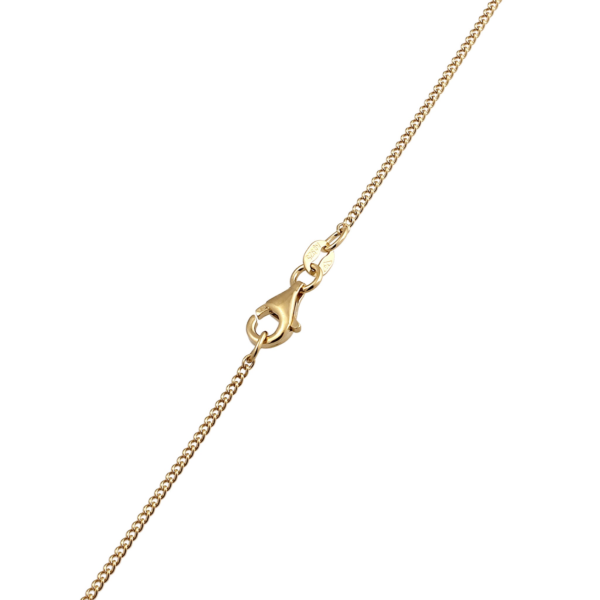 Gold Kalung Perhiasan Perak 925 Wanita Madonna Figure Pendant Gold Plated
