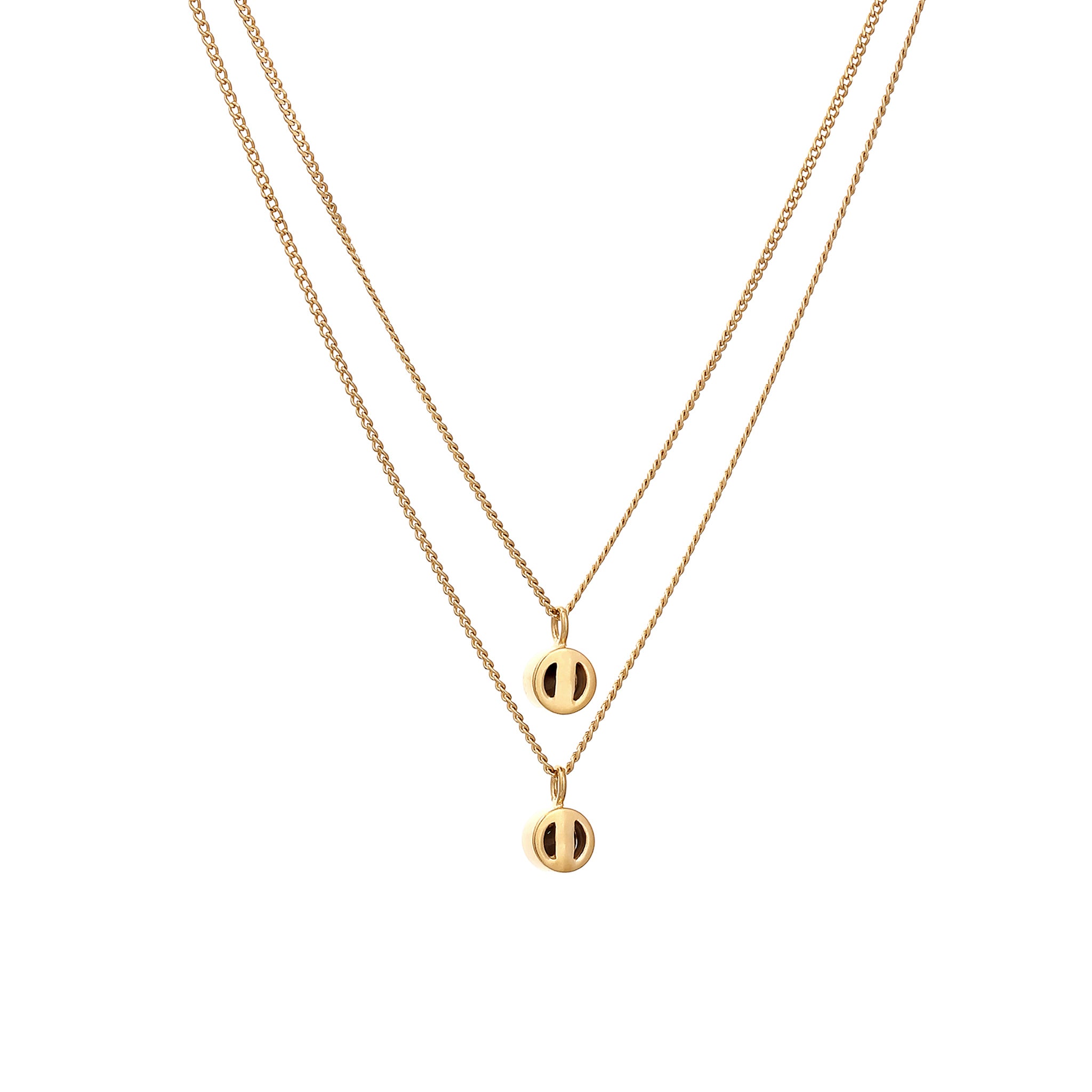Gold Kalung Perhiasan Perak 925 Wanita Layer Crystals Gold Plated