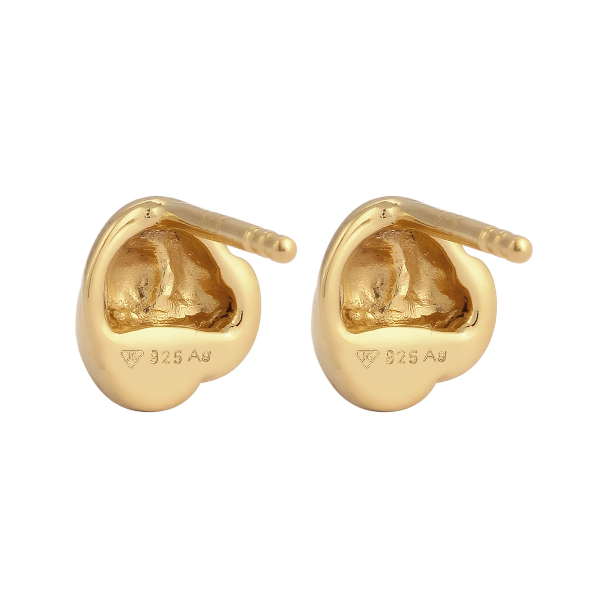 Gold Anting Perhiasan Perak 925 Wanita Stud Knot Gold Plated