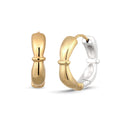 Bicolor Anting Perhiasan Perak 925 Wanita Creole Elegant Bicolor
