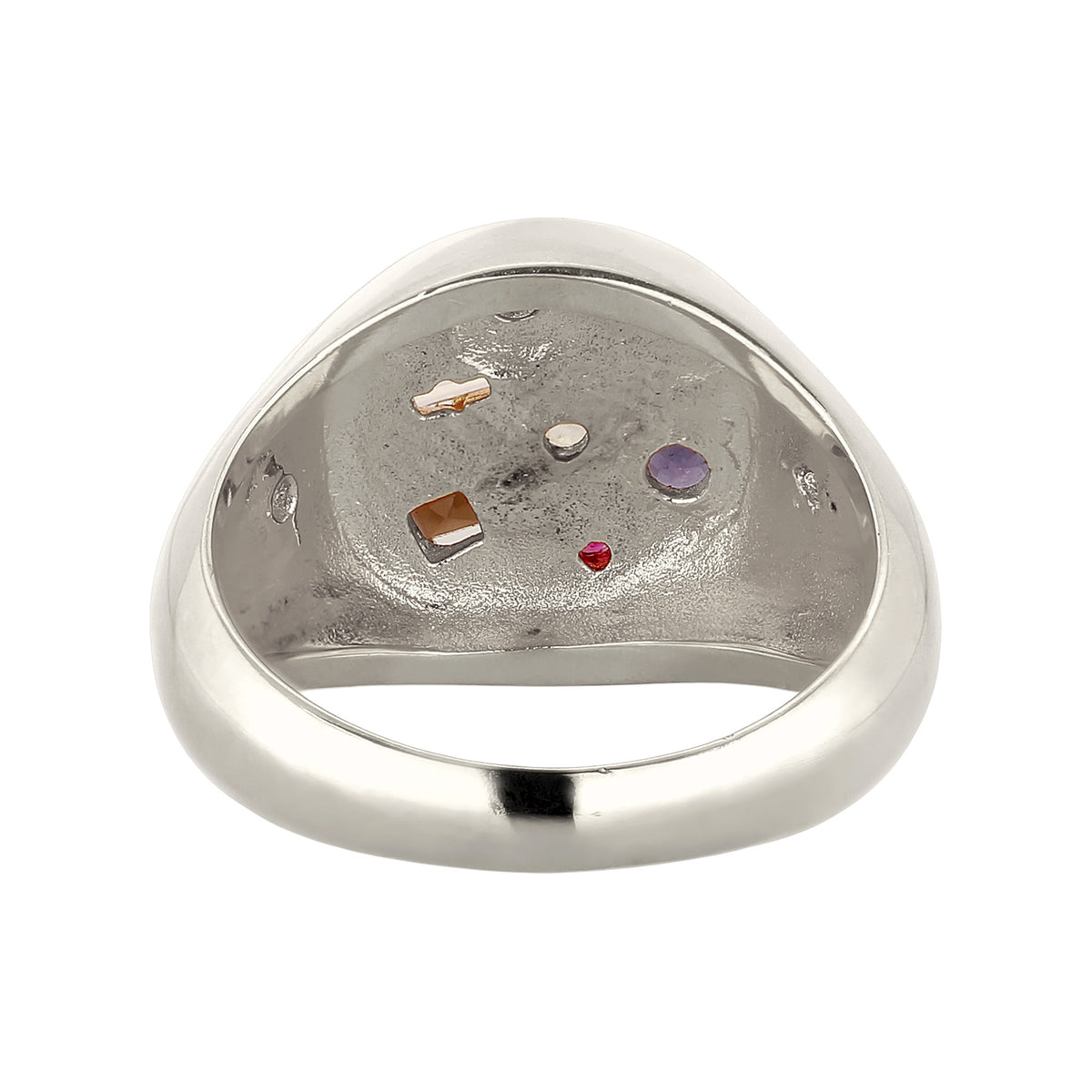 Geometric Signet Ring 925 Silver