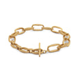 Gold Gelang Perhiasan Perak 925 Wanita Link Gold Plated