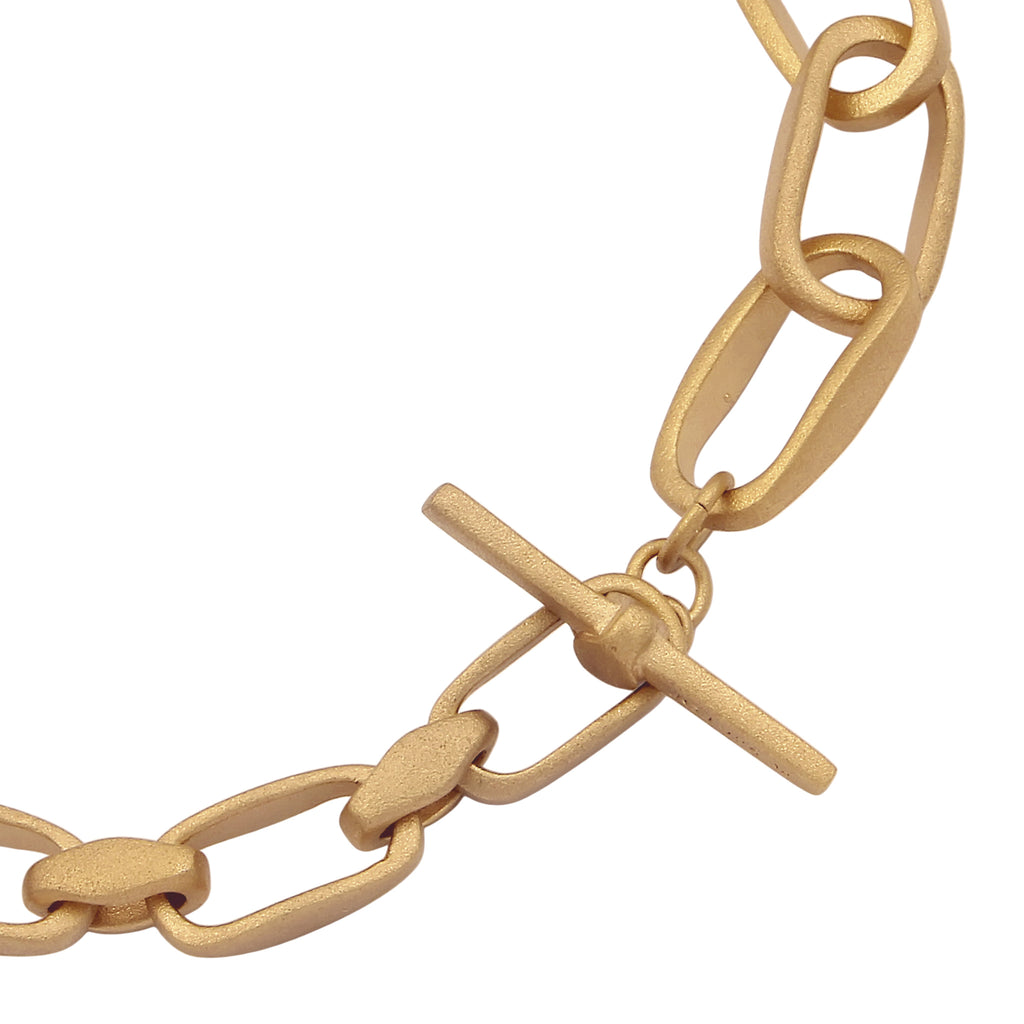 Gold Gelang Perhiasan Perak 925 Wanita Link Gold Plated