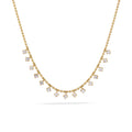 Gold Kalung Perhiasan Perak 925 Wanita Ball Zirconia Gold Plated