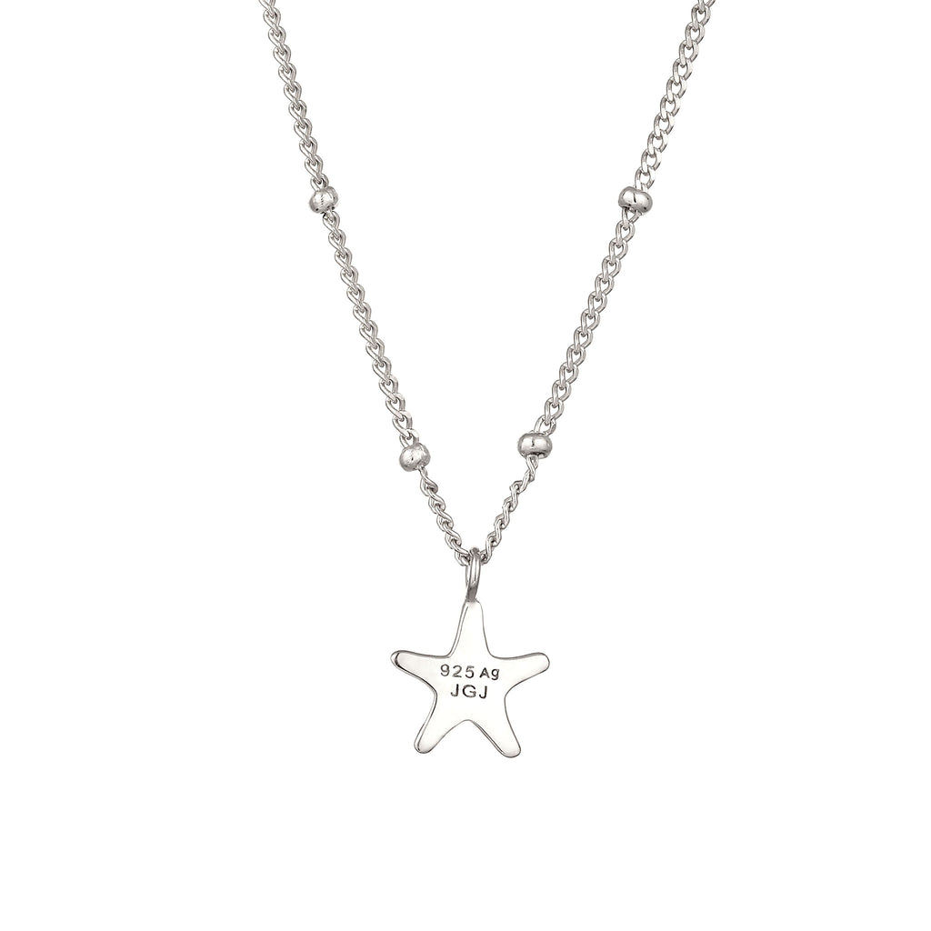 Silver Kalung Perhiasan Perak 925 Wanita Starfish Choker