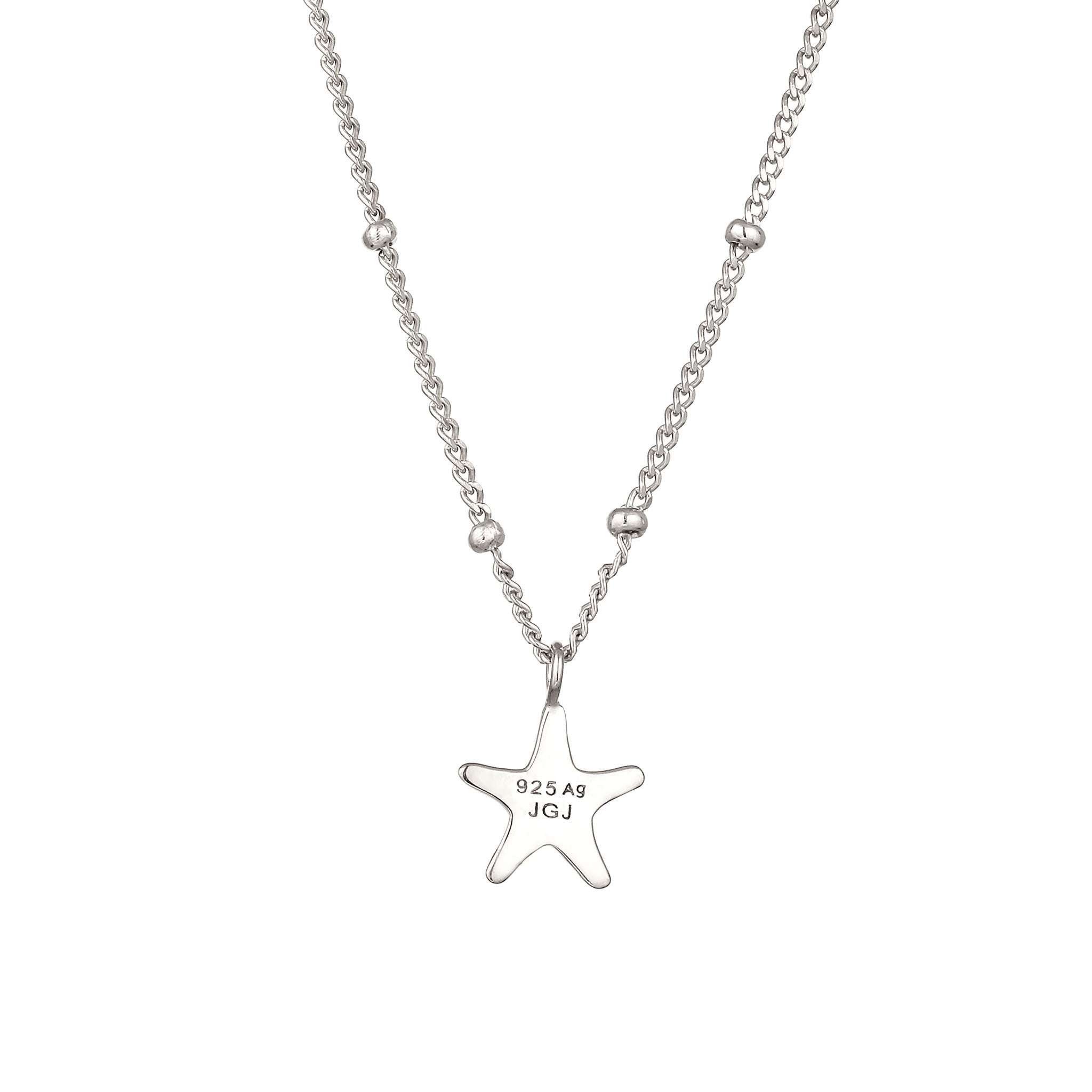 Silver Kalung Perhiasan Perak 925 Wanita Starfish Choker