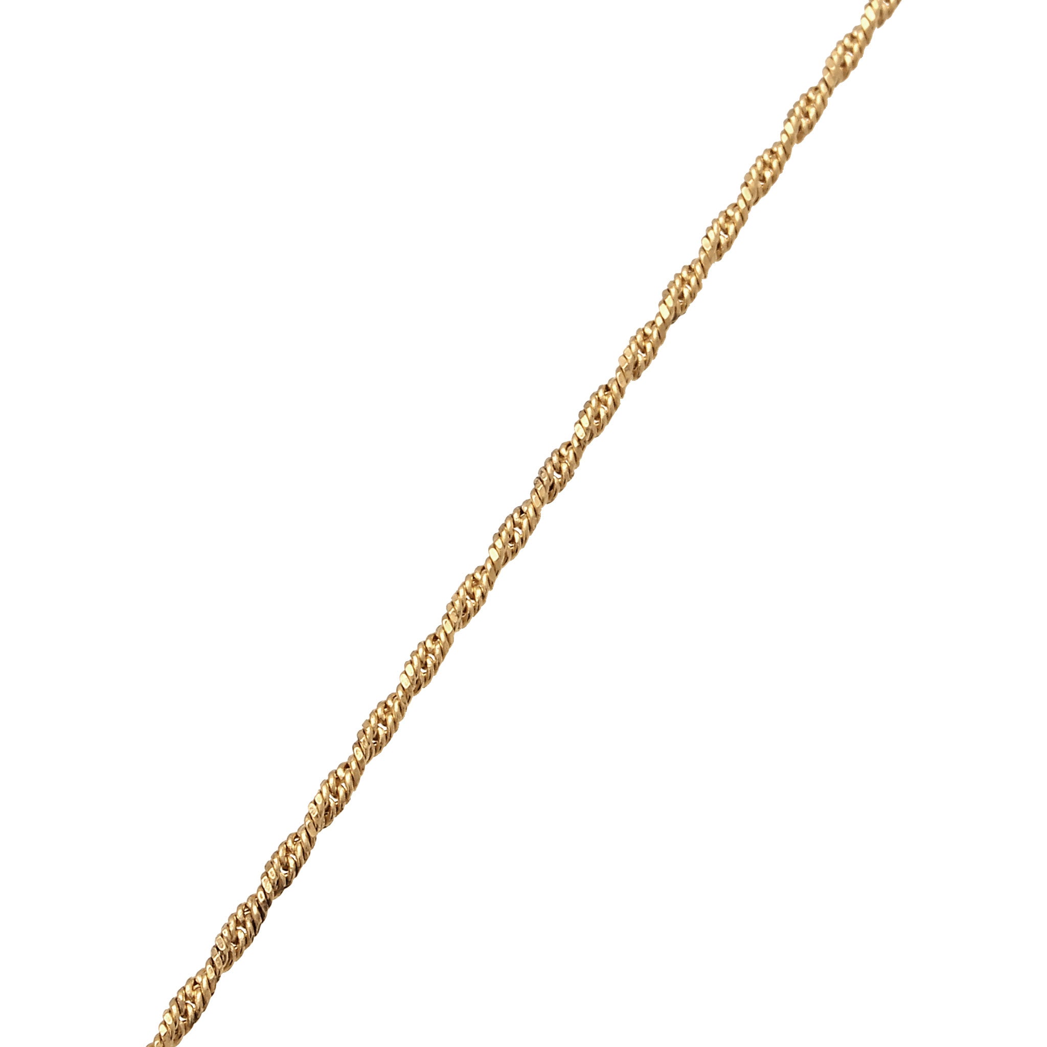 Gold Kalung Perhiasan Perak 925 Wanita Y-Chain Gold Plated