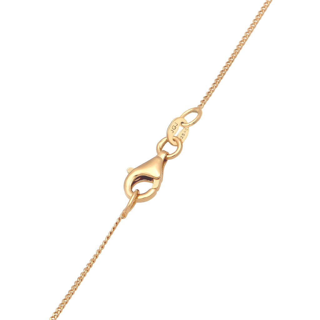 Gold Kalung Perhiasan Perak 925 Wanita Star Pendant White Lab Grown Diamond Gold Plated