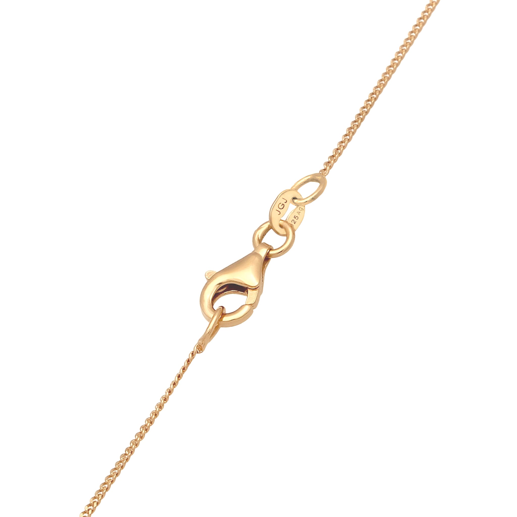 Gold Kalung Perhiasan Perak 925 Wanita Star Pendant White Lab Grown Diamond Gold Plated