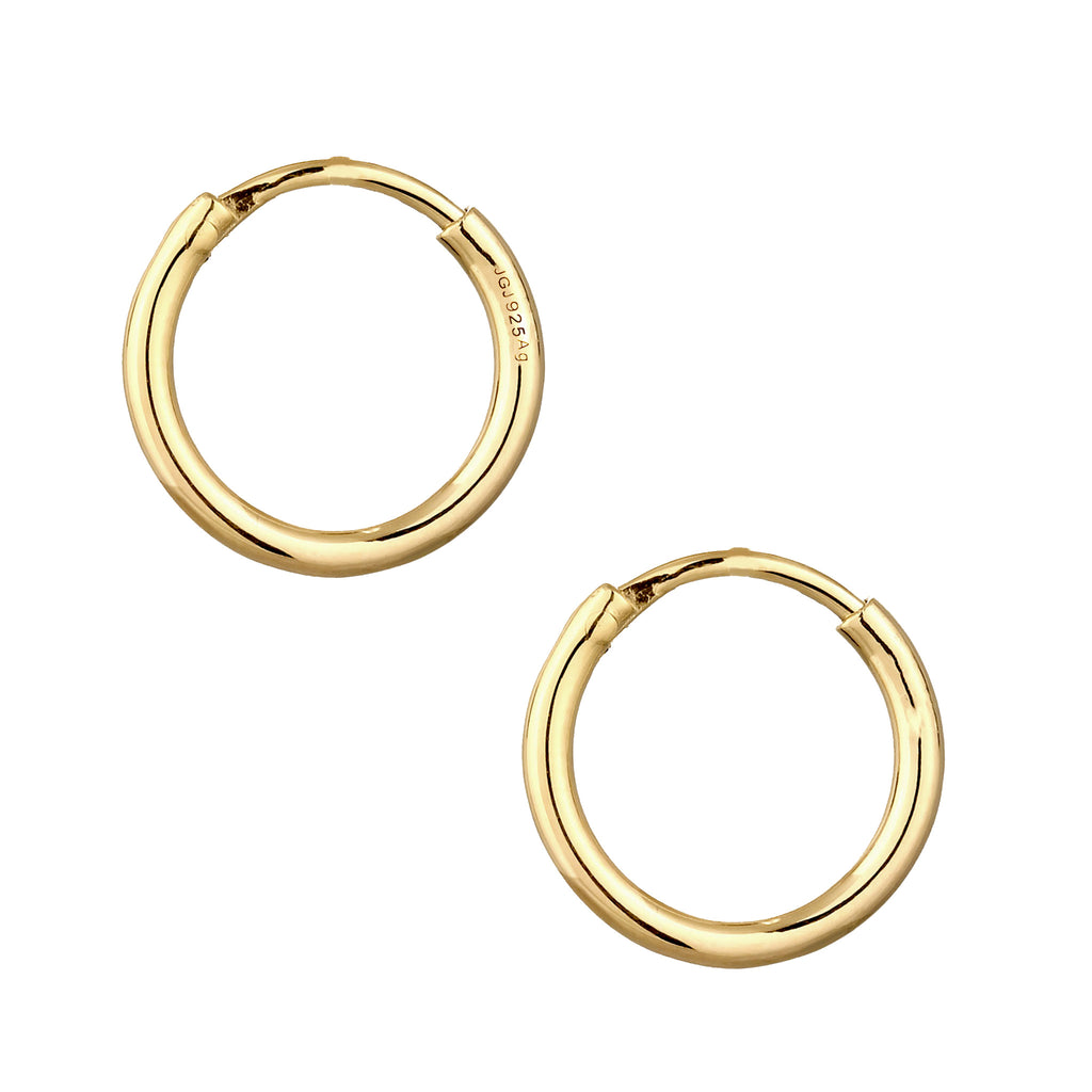 Gold Anting Perhiasan Perak 925 Wanita Creole Gold Plated