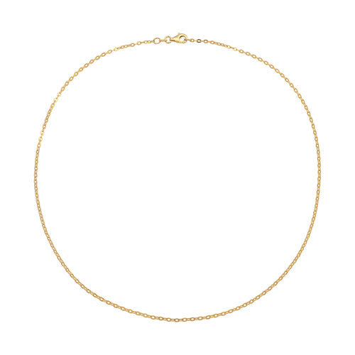 Gold Kalung Perhiasan Perak 925 Wanita Anchorchain Gold Plated