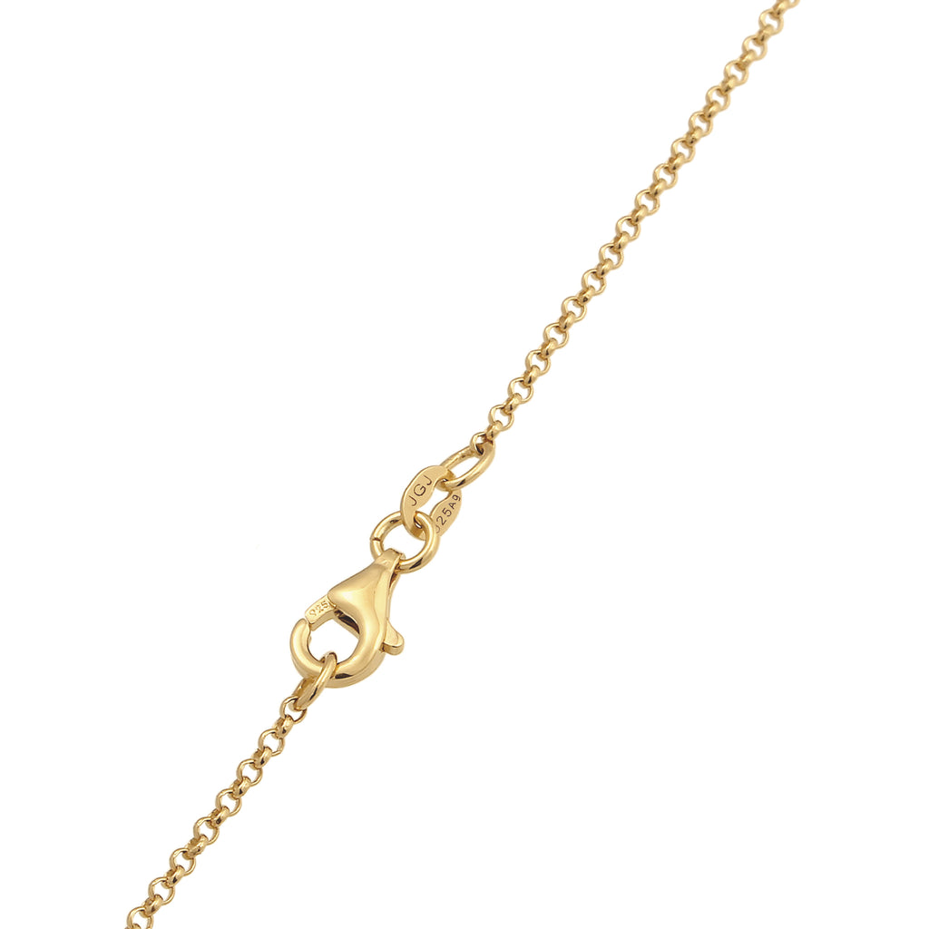 Gold Kalung Perhiasan Perak 925 Wanita Airplane Gold Plated