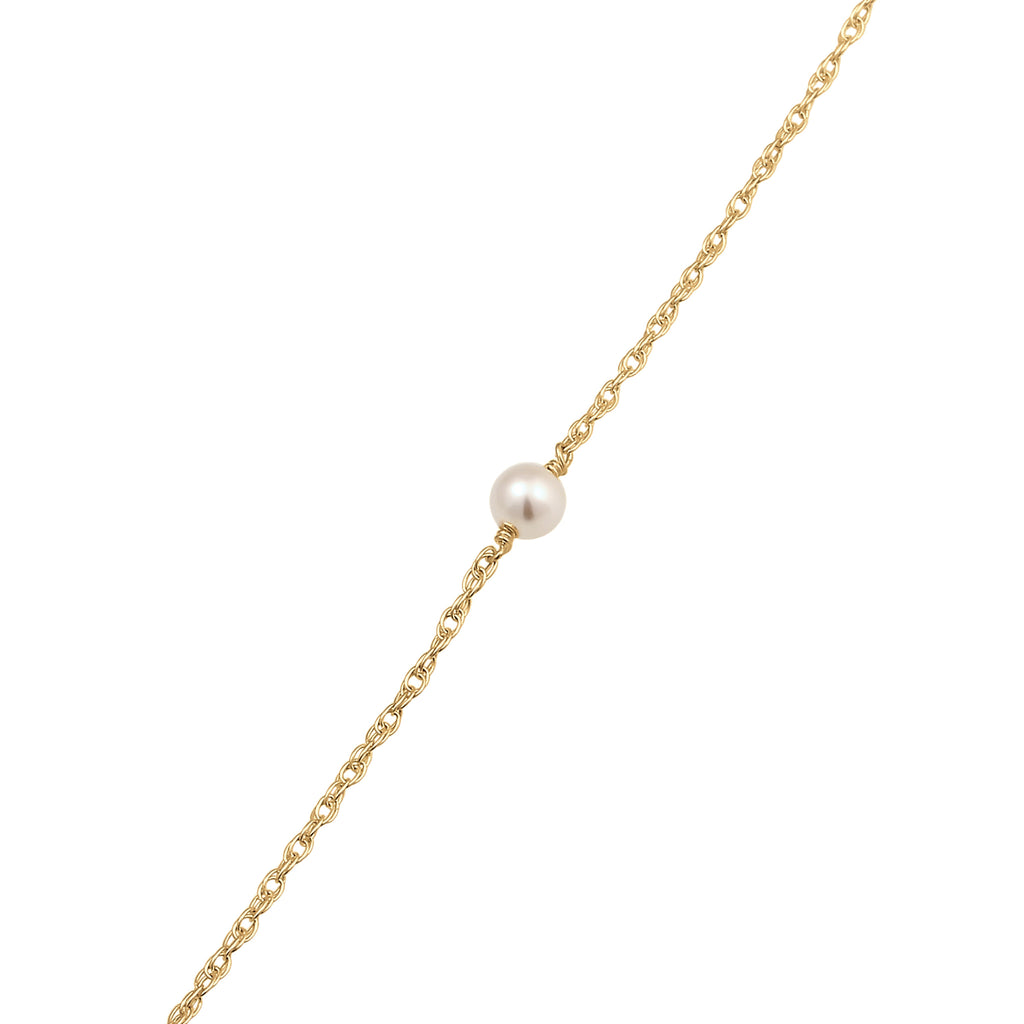 Gold Kalung Perhiasan Perak 925 Wanita Elegant Swarovski® Pearl Gold Plated