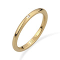 Gold Cincin Perhiasan Perak 925 Wanita Elegant Crystals Gold Plated