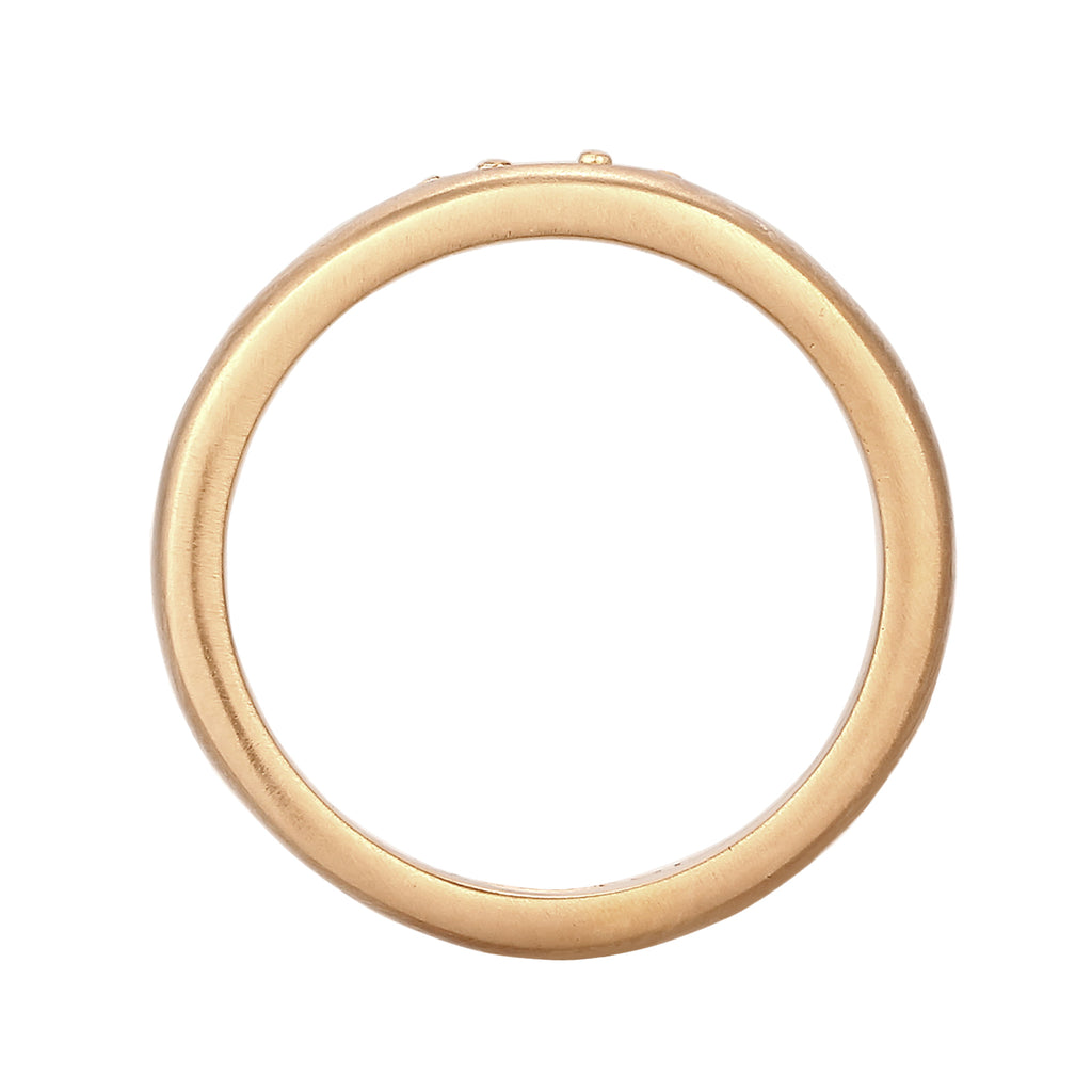 Gold Cincin Perhiasan Perak 925 Wanita Elegant White Lab Grown Diamond Gold Plated