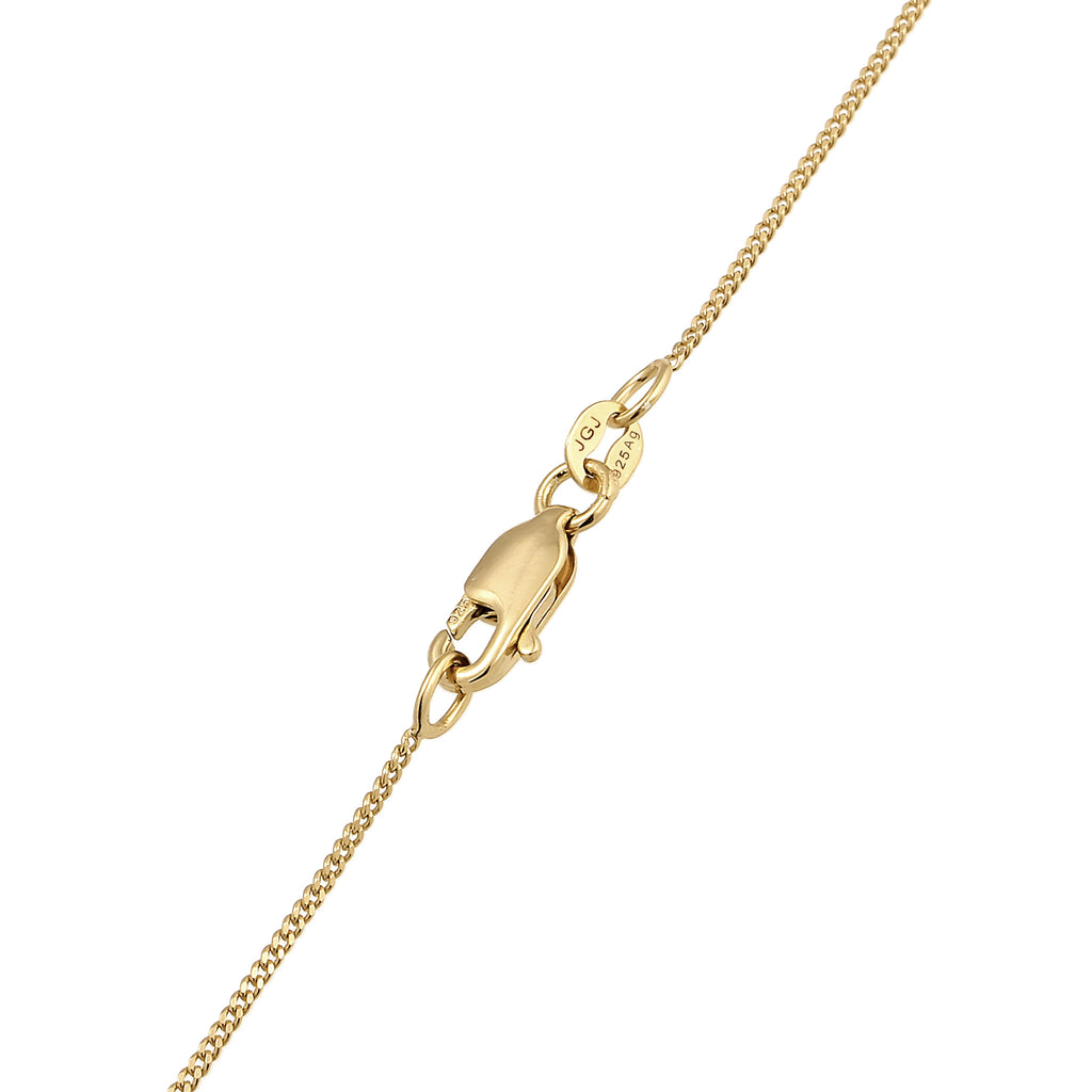 Gold Kalung Perhiasan Perak 925 Wanita Snowflake with Diamonds White Gold Plated