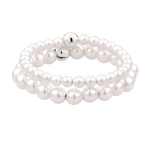 Silver Cincin Perhiasan Perak 925 Wanita Swarovski® Pearl