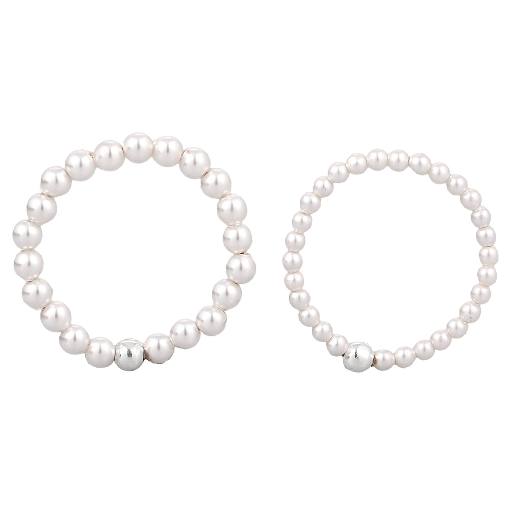 Silver Cincin Perhiasan Perak 925 Wanita Swarovski® Pearl