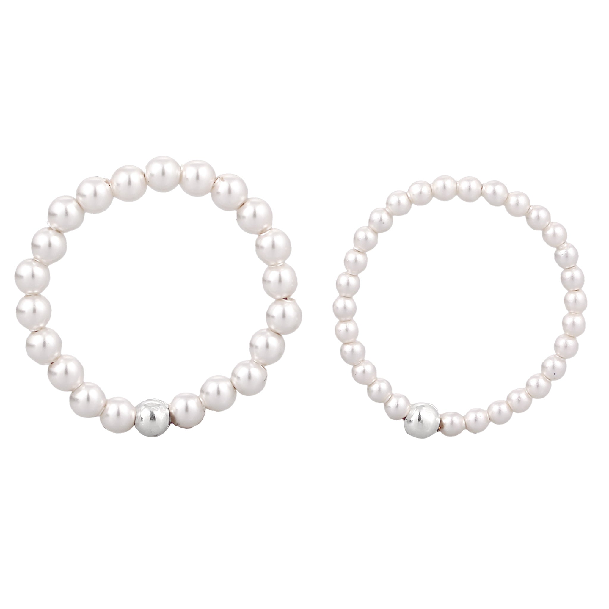 Silver Cincin Perhiasan Perak 925 Wanita Swarovski® Pearl